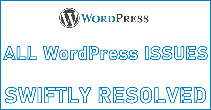 Image WordPress Issues Swiftly Resolved