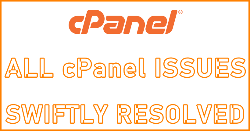 Image cPanel Issues Swiftly Resolved