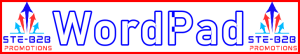 Ste-B2B Webmaster WordPad Secrets - Visitor Navigation Information Support Banner Image Red White Blue