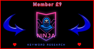Keyword Research Ninja Banner Image Blue Red Black 820 x 430