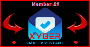 Xyber Email Assistant Banner Image Blue Red Black 820 x 430