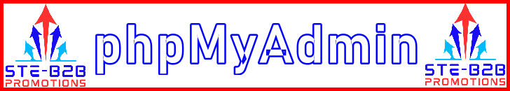 Ste-B2B phpMyAdmin Secrets Blue Red White